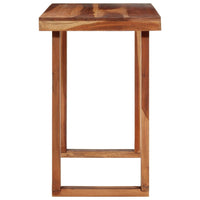 vidaXL Mesa de jantar 110x50x76 cm madeira de acácia maciça