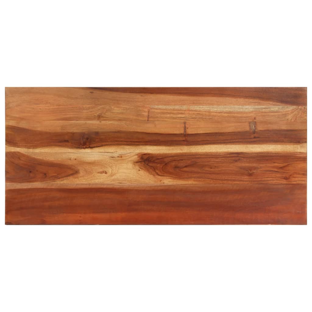 vidaXL Mesa de jantar 110x50x76 cm madeira de acácia maciça