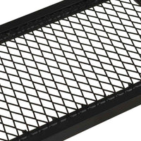 vidaXL Armário consola 112x36x76cm madeira de mangueira maciça e ferro