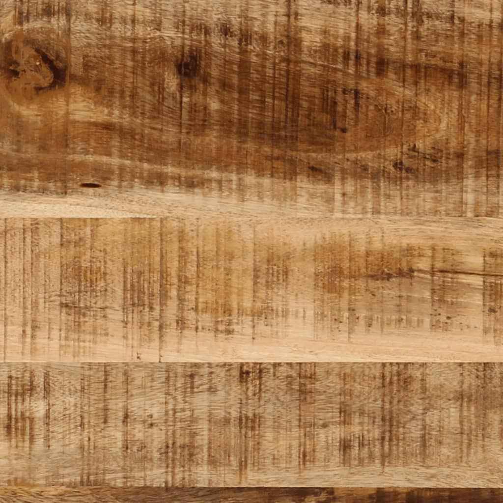 vidaXL Armário consola 112x36x76cm madeira de mangueira maciça e ferro