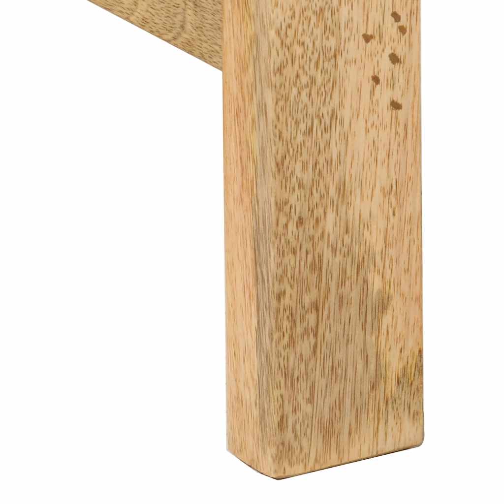 vidaXL Secretária 165x110x75 cm madeira maciça manga