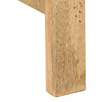 vidaXL Secretária 165x110x75 cm madeira maciça manga