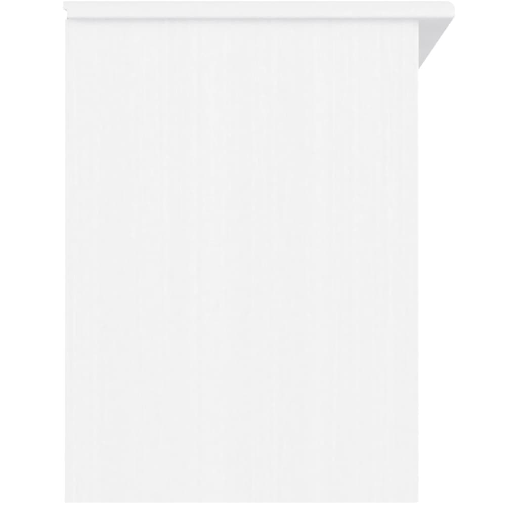 vidaXL Banco sapateira ALTA 100x35x45cm madeira de pinho maciça branco