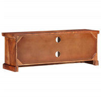 vidaXL Móvel de TV com portas 112x30x40 cm madeira de acácia maciça