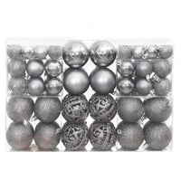 vidaXL Conjunto de bolas de natal 100 pcs 3/4/6 cm dourado