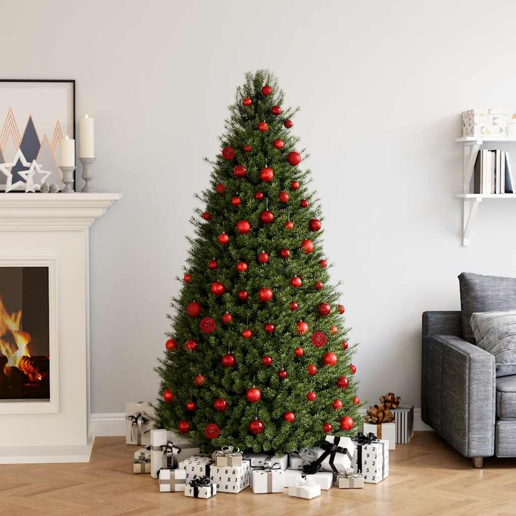 vidaXL Conjunto de bolas de natal 100 pcs 3/4/6 cm dourado