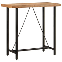 vidaXL Mesa de bar 60x60x107 cm madeira de acácia maciça
