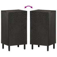 vidaXL Móvel de apoio 40x33x75 cm madeira de mangueira maciça preto