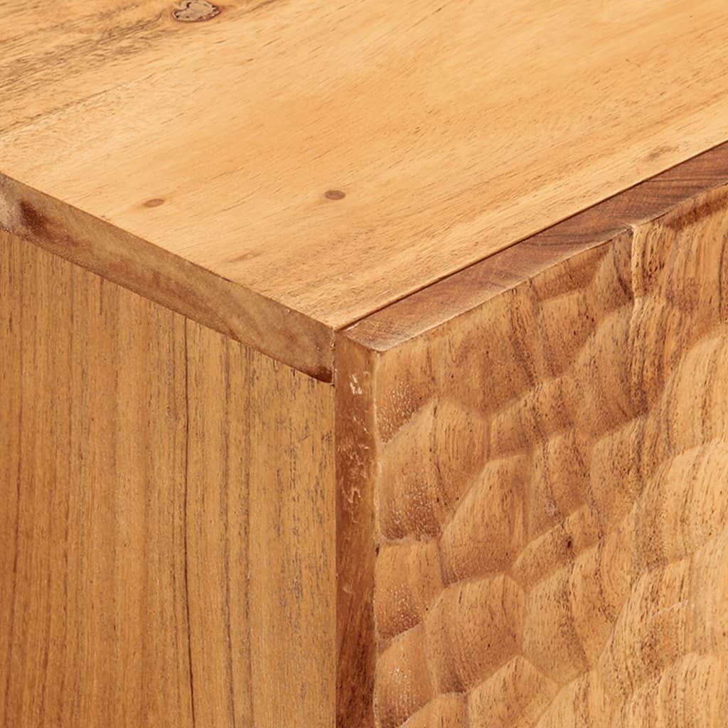 vidaXL Móvel de TV 105x33x46 cm madeira de acácia maciça