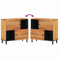 vidaXL Móvel de apoio 80x33x75 cm madeira de acácia maciça