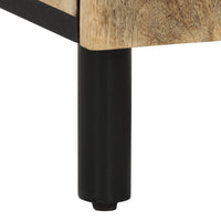 vidaXL Mesa de cabeceira 50x33x60 cm madeira de mangueira maciça