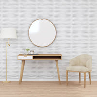 vidaXL Painéis de parede 3D 24 pcs 50x50 cm 6 m² branco diamante