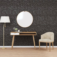 vidaXL Painéis de parede 3D 24 pcs 50x50 cm 6 m² branco diamante