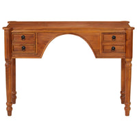 vidaXL Secretária com gavetas 110x50x76 cm madeira de acácia maciça