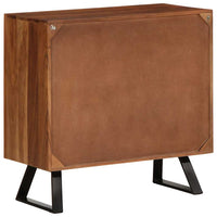 vidaXL Armário gavetas 70x35x70 cm madeira maciça acácia castanho mel