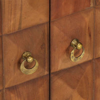 vidaXL Armário gavetas 70x35x70 cm madeira maciça acácia castanho mel