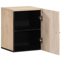 vidaXL Armário de parede p/ casa de banho 38x33x48 cm mangueira maciça