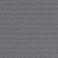 vidaXL Cesto de arrumação Ø55x36 cm algodão cinzento e branco