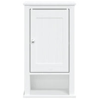 vidaXL Móvel de parede p/ WC BERG 40x27x71,5 cm pinho maciço branco