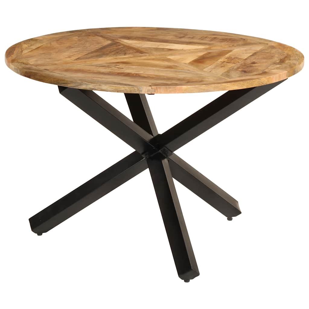 vidaXL Mesa de jantar redonda 150x76 cm madeira de mangueira maciça
