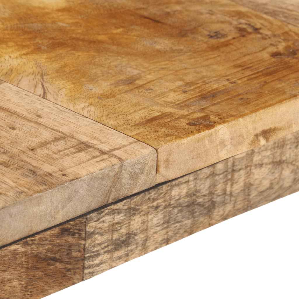 vidaXL Mesa de jantar 140x70x75 cm madeira de mangueira maciça