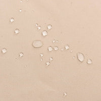 vidaXL Capa para sofá de 3 lugares 204x86x48/73 cm 600D oxford bege