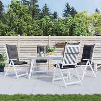 vidaXL Almofadões para cadeiras altas de jardim 6 pcs tecido antracite