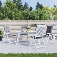 vidaXL Almofadões para cadeiras altas de jardim 6 pcs tecido antracite