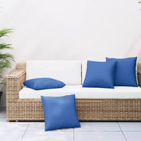 vidaXL Almofadas de sofá 4 pcs 40x40 cm tecido antracite