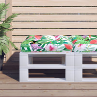 vidaXL Almofadão sofá de paletes 50x50x12 cm tecido antracite