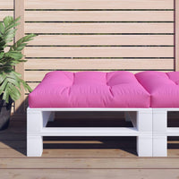 vidaXL Almofadão sofá de paletes 50x50x12 cm tecido antracite