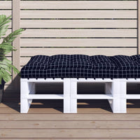 vidaXL Almofadão sofá de paletes 50x50x12 cm tecido antracite