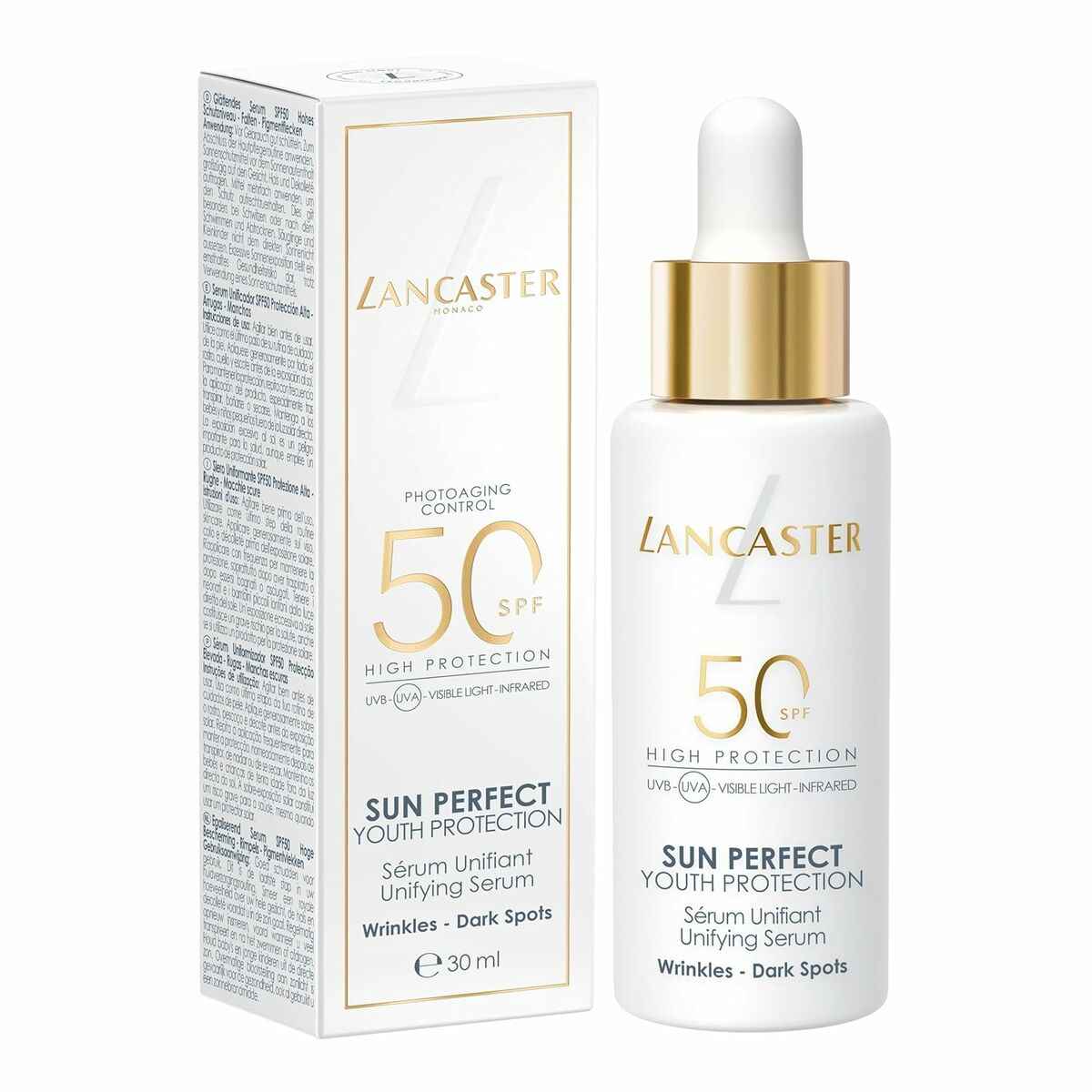 Protetor Solar Lancaster SUN PERFECT Spf 50 30 ml
