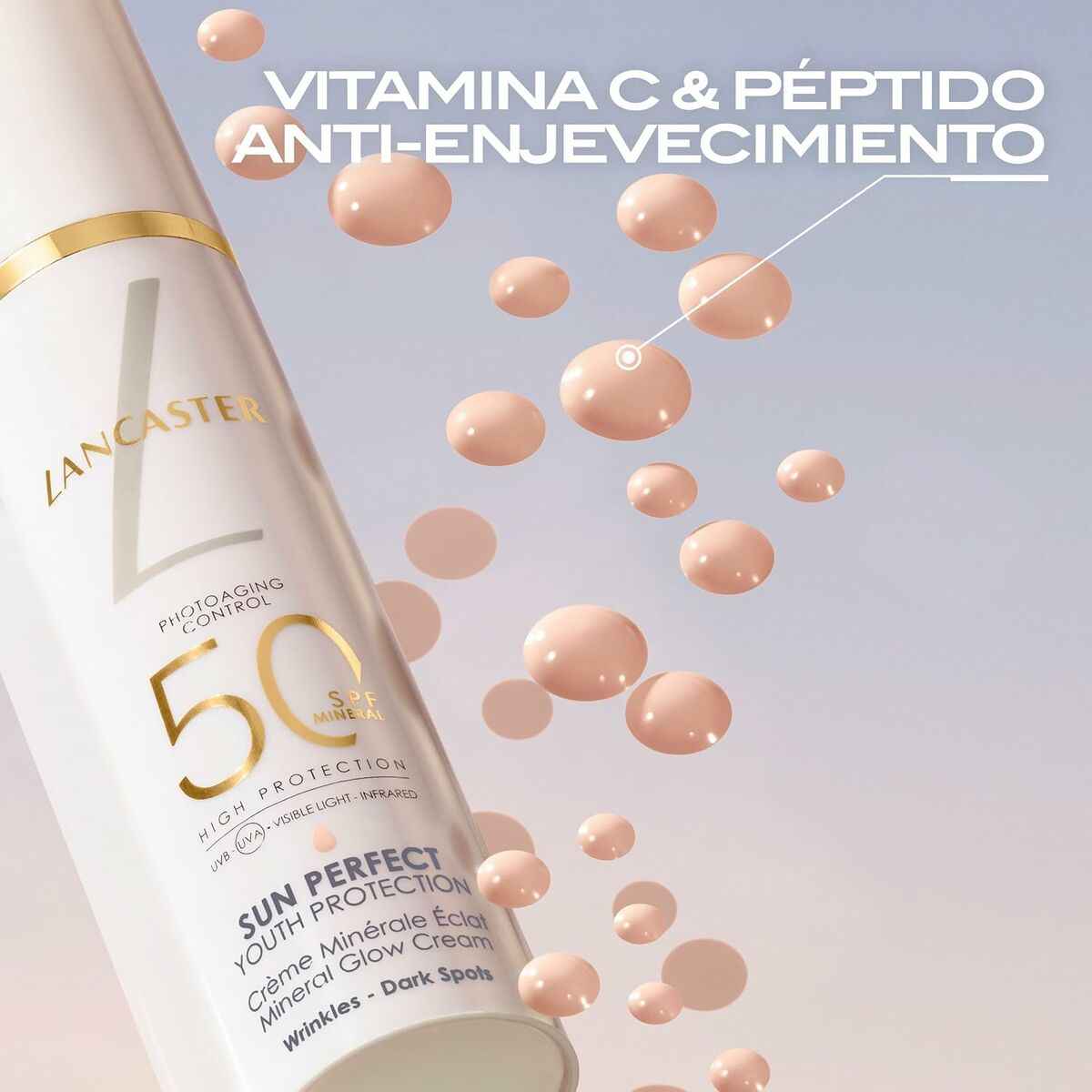 Protetor Solar Lancaster SUN PERFECT Spf 50 30 ml