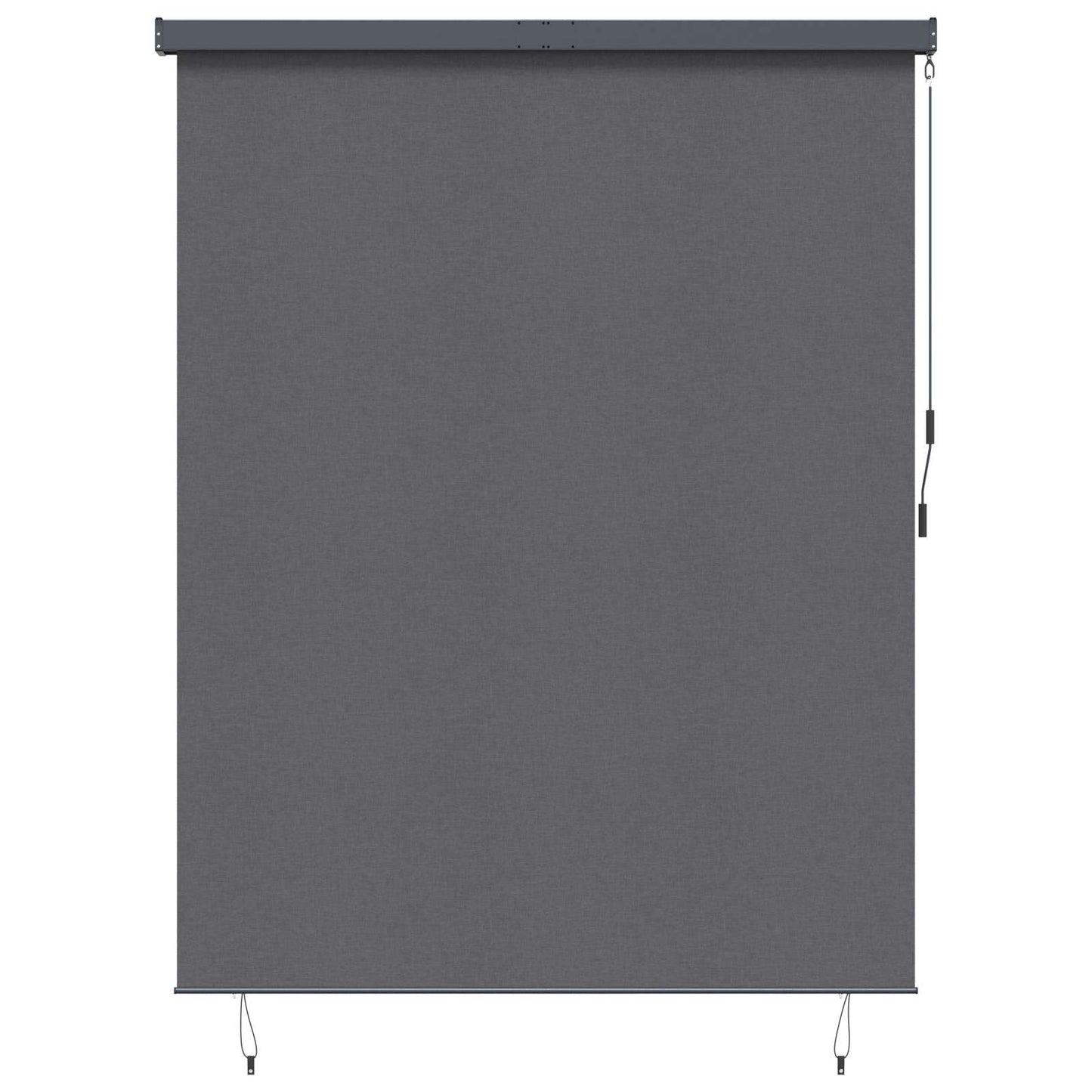 vidaXL Estore de rolo para exterior 60x250 cm azul e branco