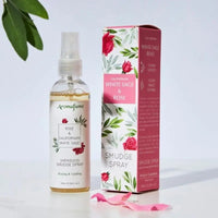Ambientador natural de Sálvia branca e Rosas - 100 ml
