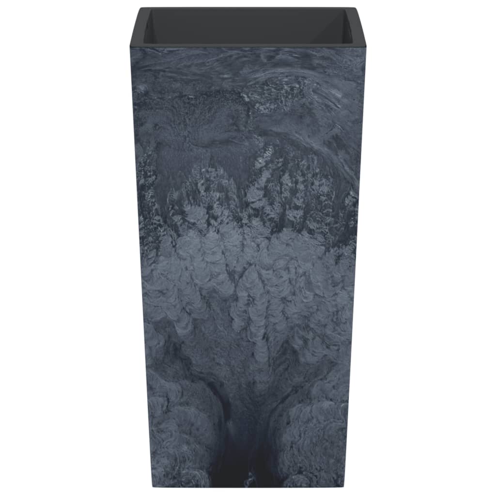 vidaXL Vaso c/ interior removível 21/49 L + aspeto cimento antracite