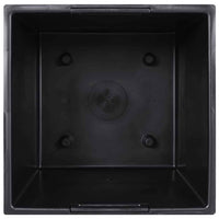 vidaXL Vaso c/ interior removível 21/49 L + aspeto cimento antracite