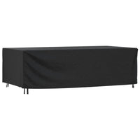 vidaXL Capa p/ mobiliário jardim 225x143x90 cm impermeável 420D preto