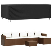 vidaXL Capa p/ mobiliário jardim 300x140x90 cm impermeável 420D preto