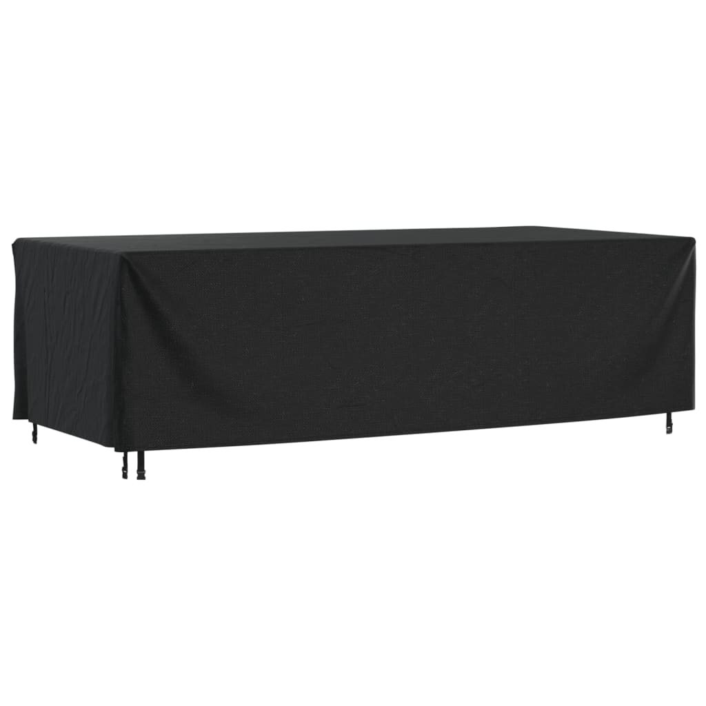 vidaXL Capa p/ mobiliário jardim 225x143x90 cm impermeável 420D preto