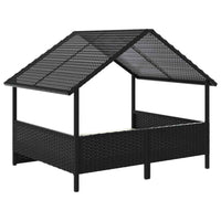 vidaXL Casota com almofadão vime PE