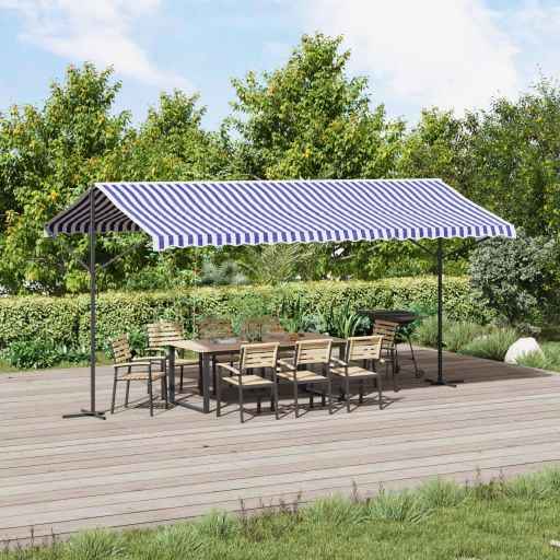 vidaXL Toldo de pé 500x300 cm creme