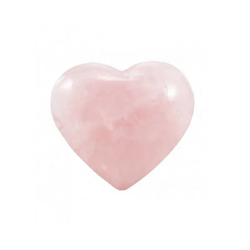 Coração de Quartzo Rosa