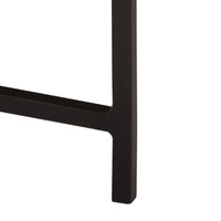 vidaXL Mesa de centro 54x54x35 cm madeira de mangueira maciça e ferro