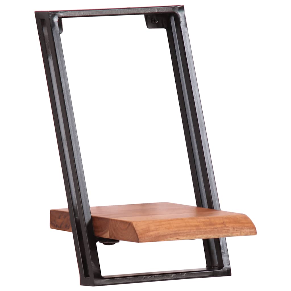 vidaXL Prateleiras parede 5 pcs madeira de acácia maciça