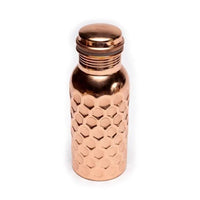 Garrafa de água em cobre 500 ml - Martelado