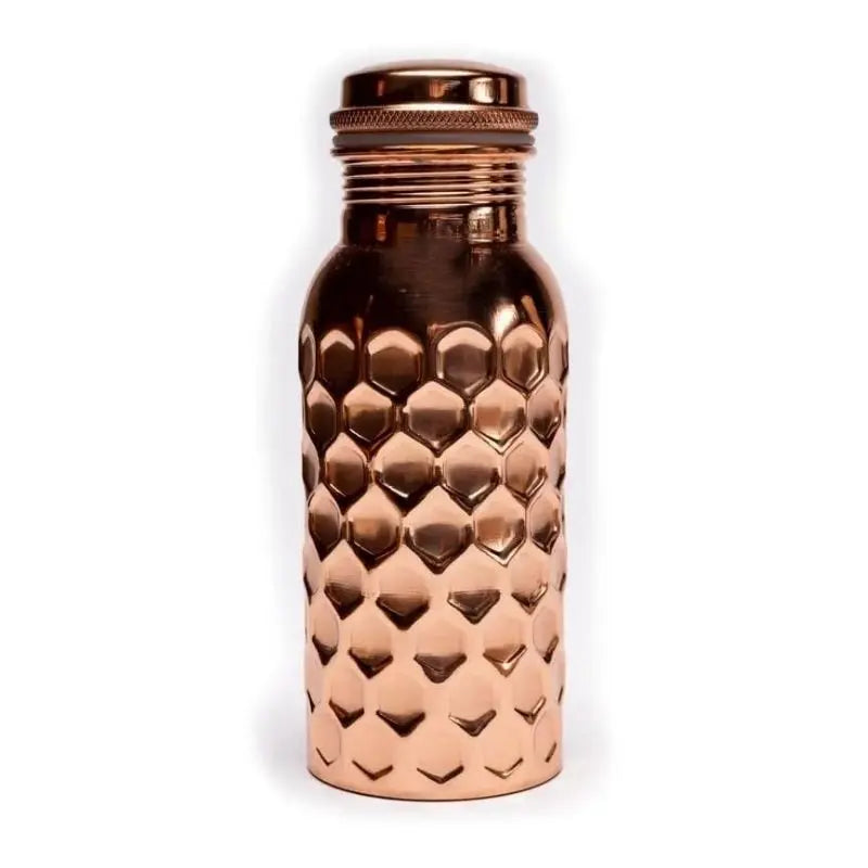 Garrafa de água em cobre 500 ml - Martelado