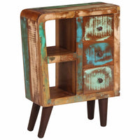 vidaXL Aparador 55x30x80 cm madeira recuperada maciça