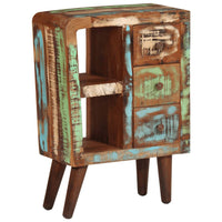 vidaXL Aparador 55x30x80 cm madeira recuperada maciça